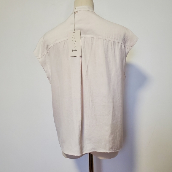 NWT Joie Button up Short Sleeve Top - Picture 6 of 7